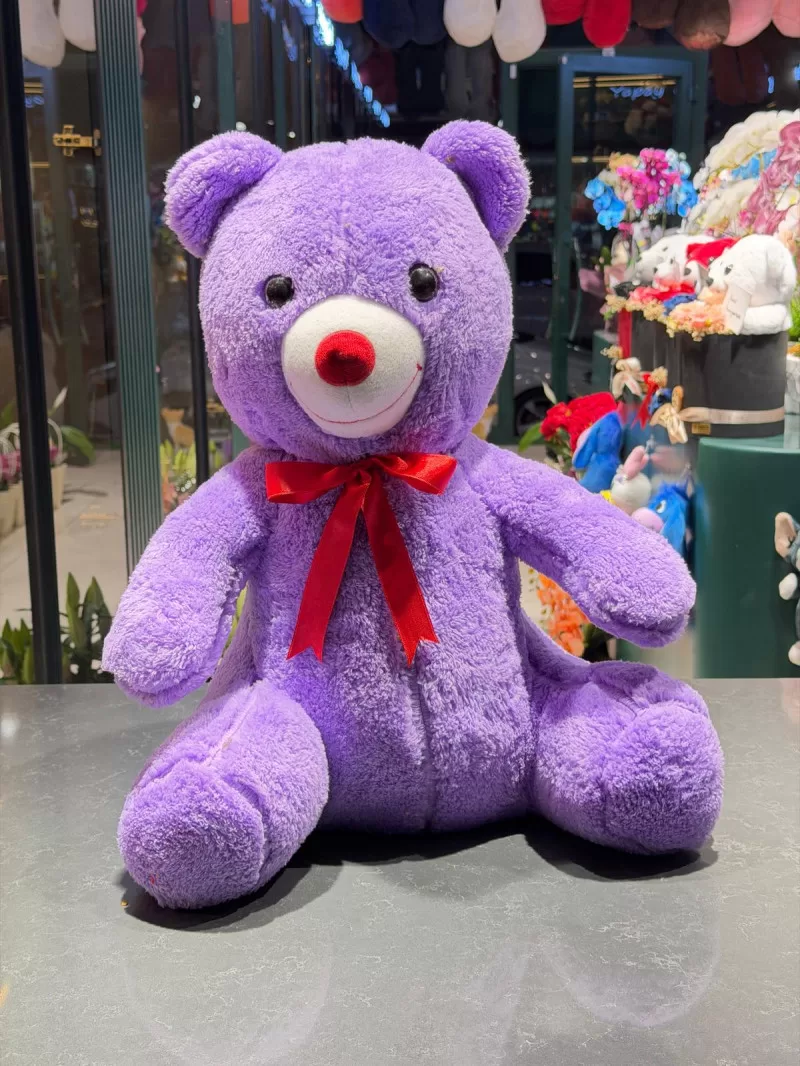 55 Cm Lila Peluş Ayıcık