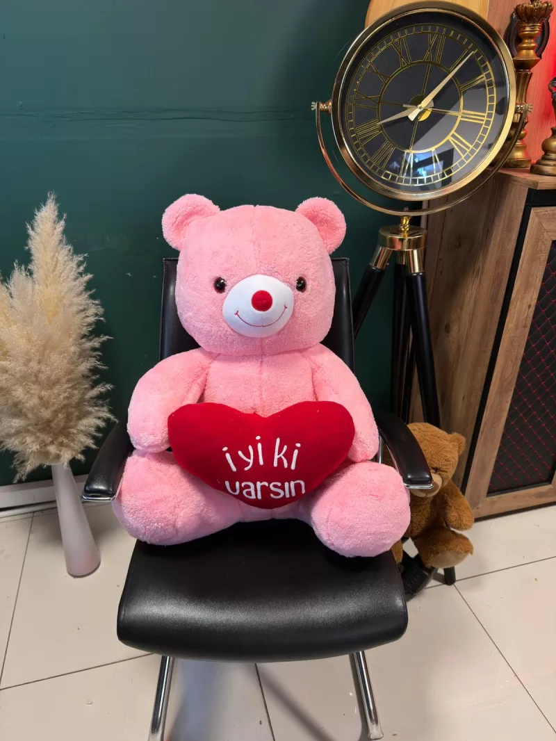 70 Cm Pembe Peluş Ayıcık