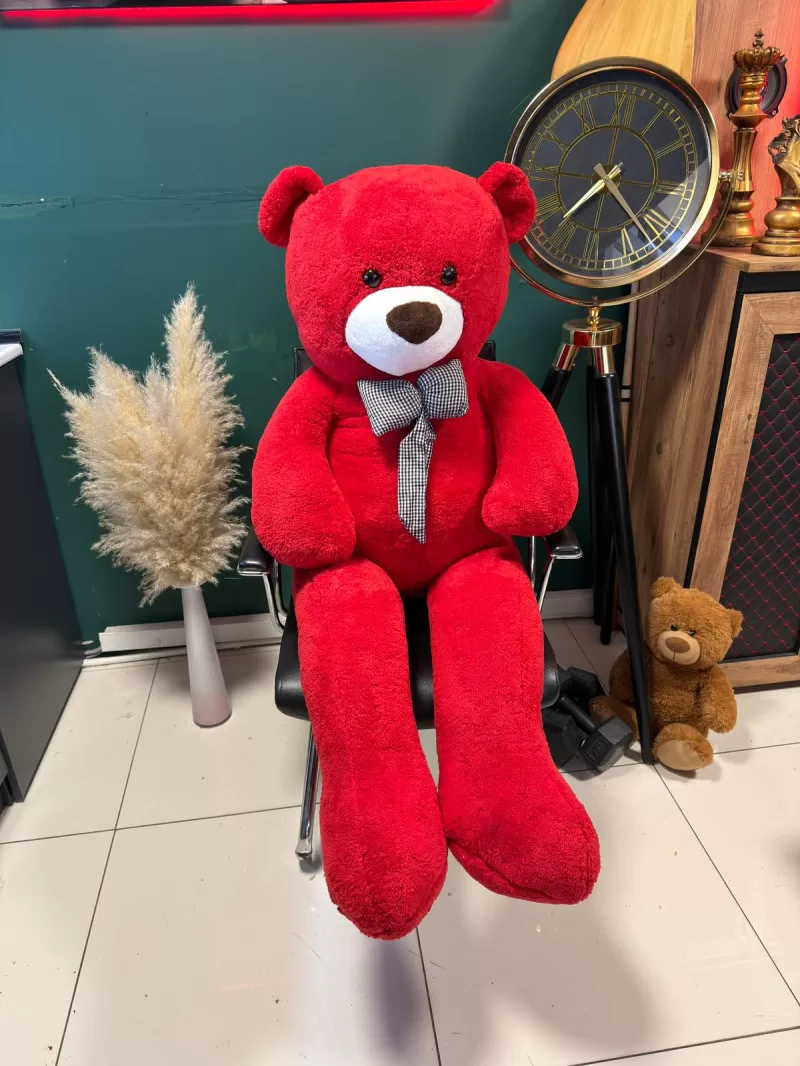 170 Cm Kırmızı Peluş Ayıcık