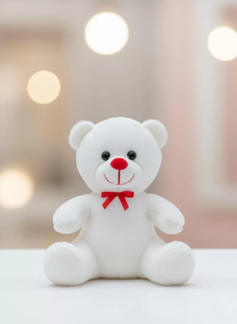 25 Cm Beyaz Peluş Ayıcık