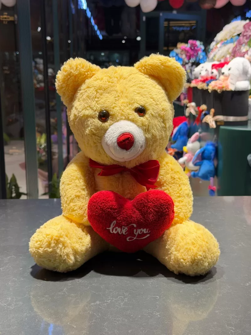 35 Cm Açık Kahverengi Peluş Ayıcık