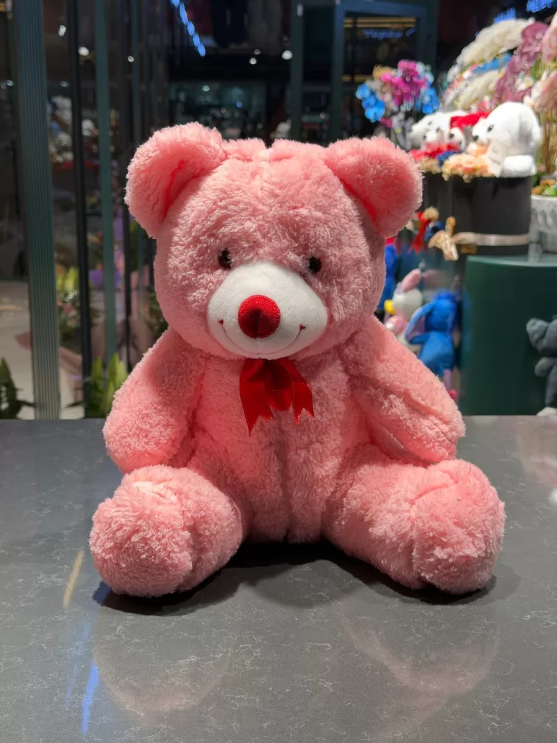 35 Cm Pembe Peluş Ayıcık